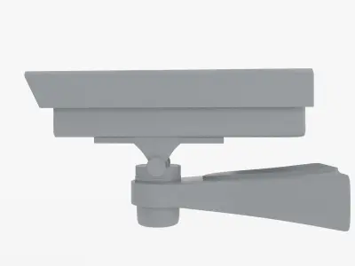 2K Security Camera  Low-poly 3D model