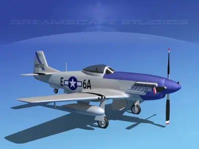 P-51D Mustang Nancy Lee 3D model