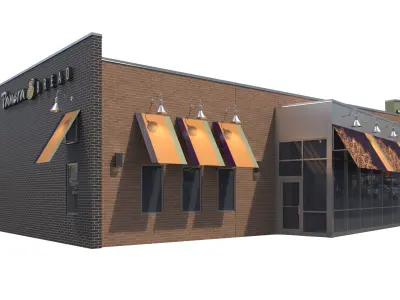 Retail-024 Panera Bread 3D model