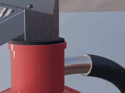 Fire Extinguisher - low poly game ready asset Low-poly 3D model