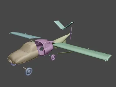 Aerocar III 3D Printable Model 3D print model