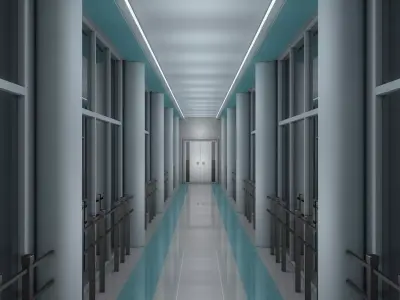 Futuristic Interior 3D model order