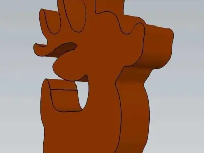 Wonderful Reindeer Home Decoration  And Toy 3D model