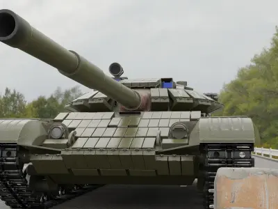 T-64 B 3D model