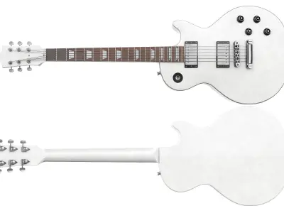 Electric Guitar Part 3 Low-poly 3D model