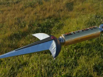 Stylized Minato Kunai  3D model