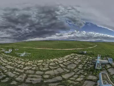 HDR - Abandoned Airplanes 02 3D model