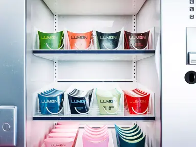 Sci-Fi Vending Machine Free low-poly 3D model