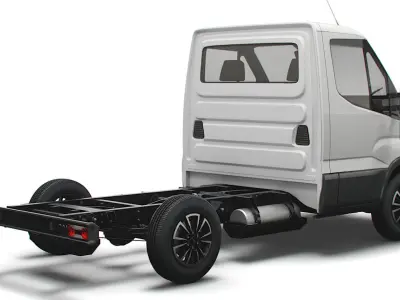 Iveco Daily Single Cab L1 Chassis 2022 3D model