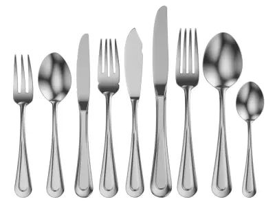 Classic Cutlery Set of 9 Pieces COLLECTION 3D model