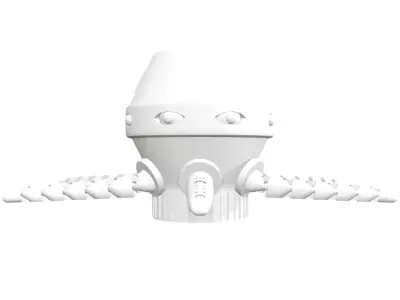Scary Octopus 3D model purchase