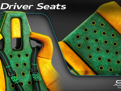 DriverSeat05 Free low-poly 3D model