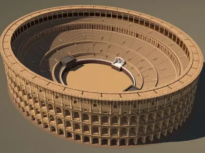 Roman Colosseum Reconstruction 3D model