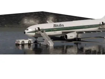 Airbus A300 B4 3D model