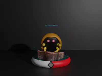 Kabuto pokemon 3D print model 3D print model