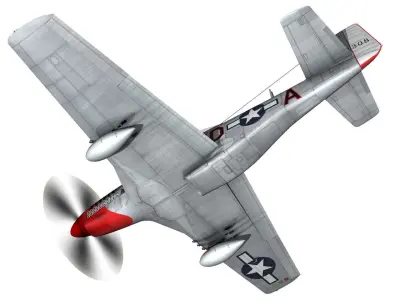North American P-51D - Ridge Runner III 3D model