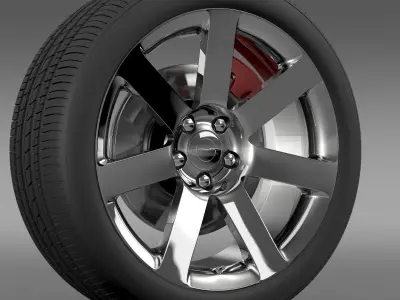 Chrysler 300 SRT8 wheel 3D model