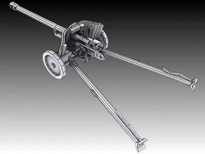 Pak 38 3D model