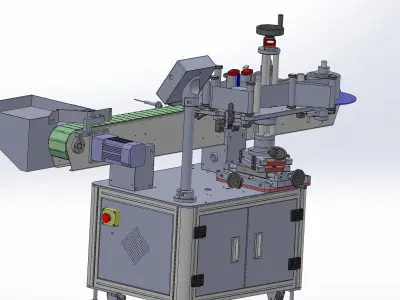 Labeling machine 3D model