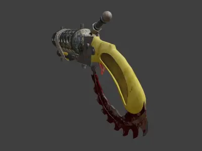 Post-Apocalyptic Shotgun 3D model