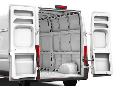 Vauxhall Movano Van L3H3 HQ Interior 2023 3D model