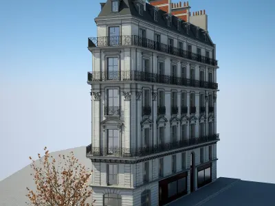 Old Building XV 3D model