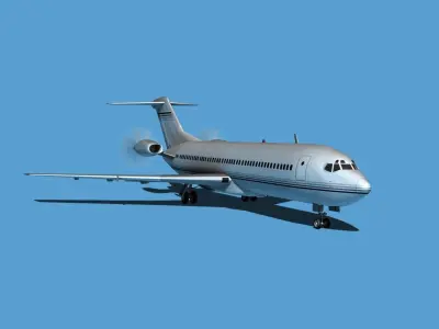 Boeing 7X7-2 Jet Fan V202 3D model