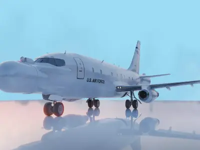 Boeing USAF NT-43A - RAT 55 - The STEALTH VALIDATOR Low-poly 3D model