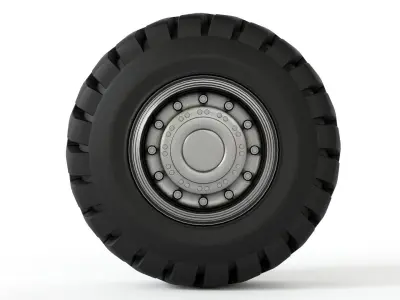 Truck Tire 3D model