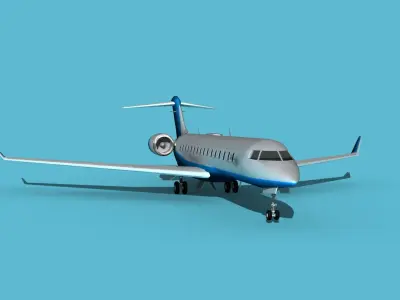 Bombardier Global 7000 V14 3D model