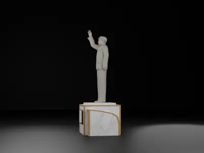 Mao Zedong Statue 3D model