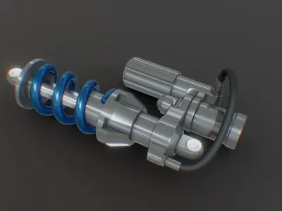 Damper - Photorealistic PBR 3D model