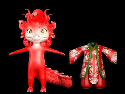 Little Dragons  3D model