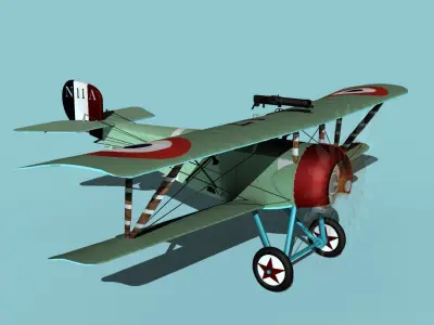 Nieuport 11 VHP V11 3D model