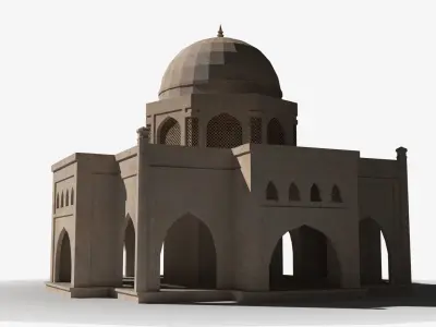 Arab x45 Low-poly 3D model