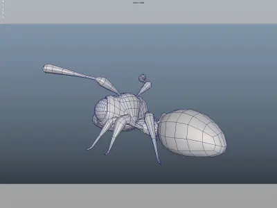 3D Ant disney Low-poly 3D model