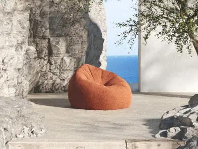 Indoor and outdoor bean bag MAD Free 3D model