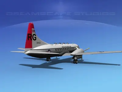 Convair T-29 US Marine Corps 3D model