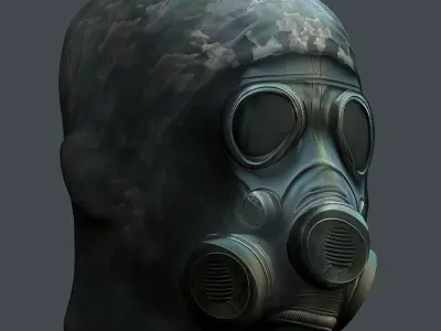 Helmet 3d model military combat Military Low-poly Low-poly 3D model