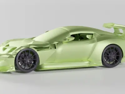 For 3D print Aston Martin Vulcan Free 3D print model
