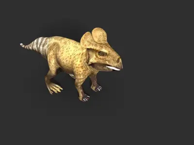 protoceratops dinosaur 3D model