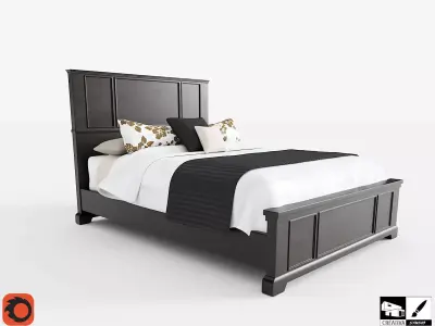 Asian Bedroom Sets Free 3D model