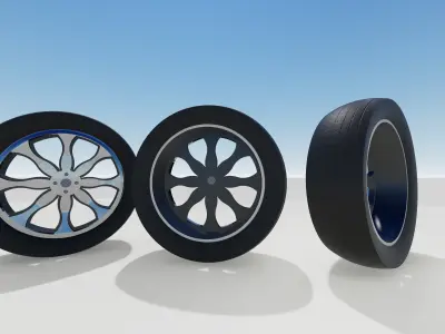 car tire Free 3D model