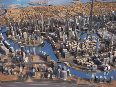 Dubai 3D model