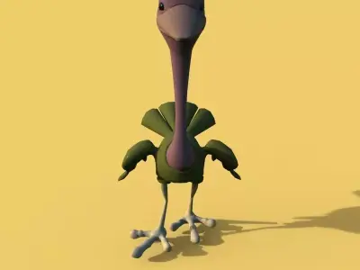 bird cant fly too Free 3D model