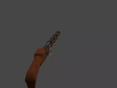 Matchlock Gun Free 3D model