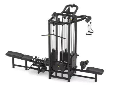 Technogym Cable Stations 4 Connector 3D model