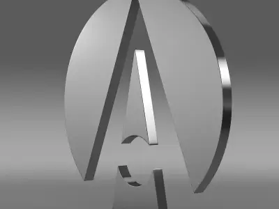 Ariel Logo 3D model
