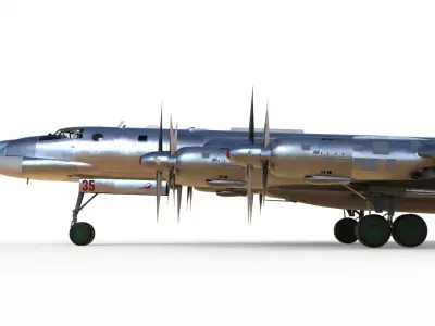 Tupolev Tu-95K Bear-B 3D model