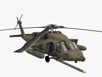 UH-60 Blackhawk US Army 3D model